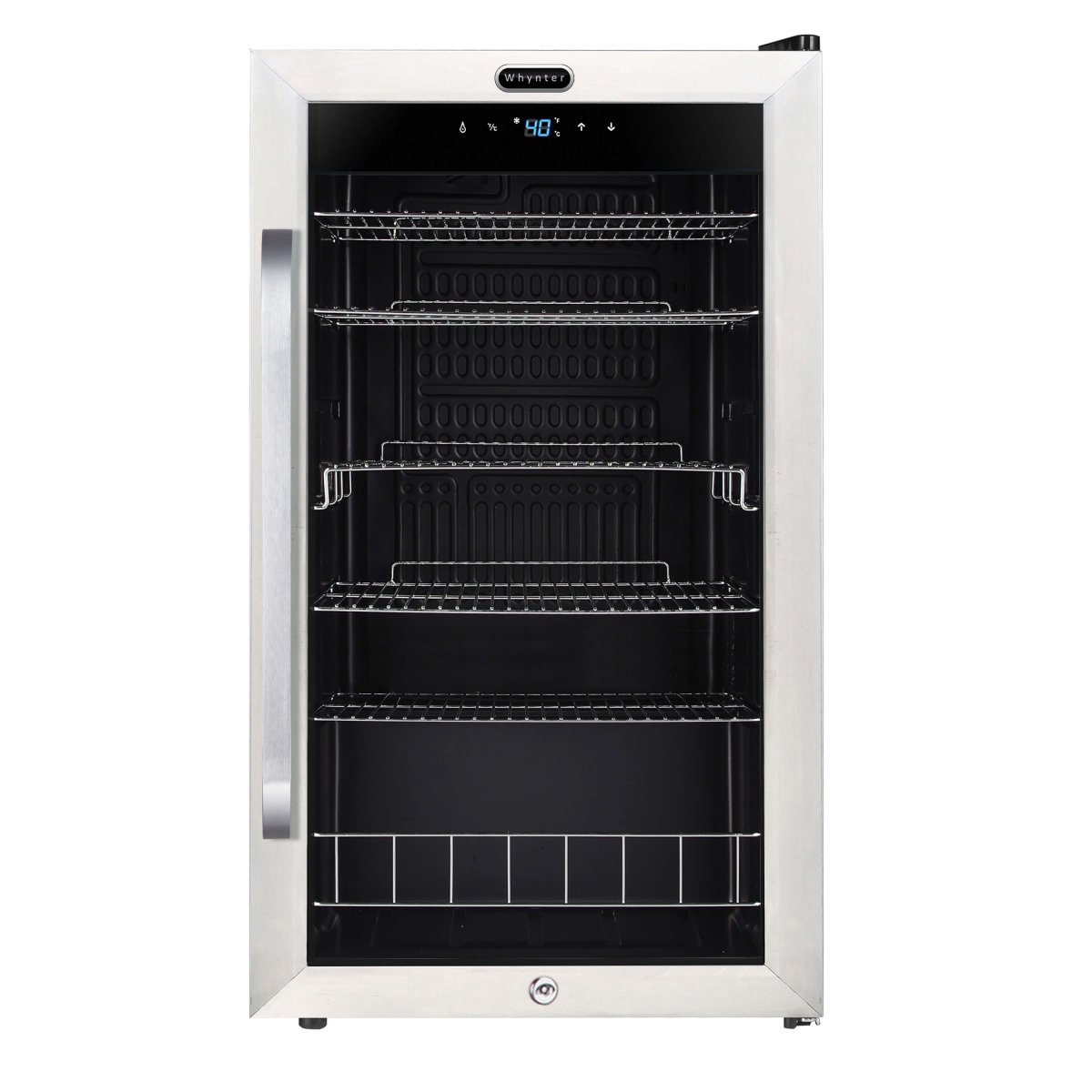 Whynter BR - 1211DS 19″ 136 Can Stainless Freestanding Beverage Refrigerator/Cooler - Whynter - Buy at Wine Coolers Online