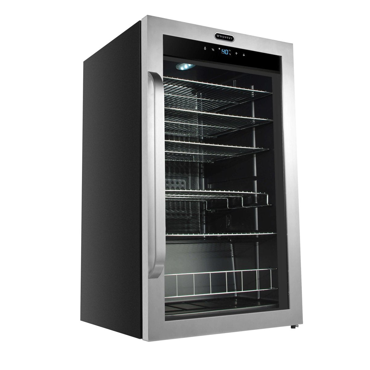 Whynter BR - 1211DS 19″ 136 Can Stainless Freestanding Beverage Refrigerator/Cooler - Whynter - Buy at Wine Coolers Online