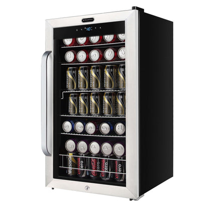 Whynter BR - 1211DS 19″ 136 Can Stainless Freestanding Beverage Refrigerator/Cooler - Whynter - Buy at Wine Coolers Online