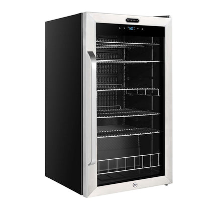 Whynter BR - 1211DS 19″ 136 Can Stainless Freestanding Beverage Refrigerator/Cooler - Whynter - Buy at Wine Coolers Online