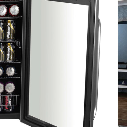 Whynter BR - 1211DS 19″ 136 Can Stainless Freestanding Beverage Refrigerator/Cooler - Whynter - Buy at Wine Coolers Online