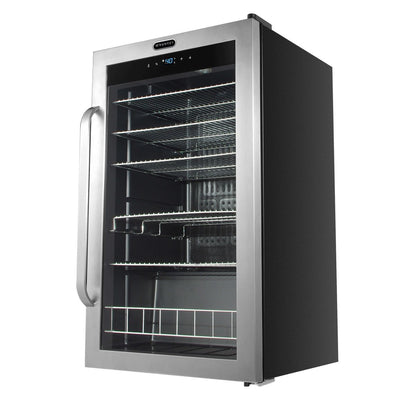 Whynter BR - 1211DS 19″ 136 Can Stainless Freestanding Beverage Refrigerator/Cooler - Whynter - Buy at Wine Coolers Online