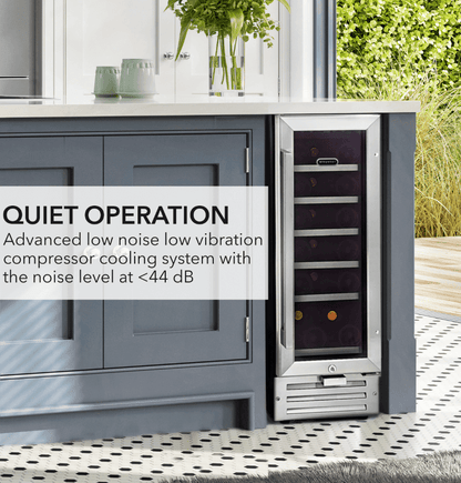 Whynter BWR - 18SD 12″ 18 Bottle Compressor Built - In Wine Refrigerator - Whynter - Buy at Wine Coolers Online