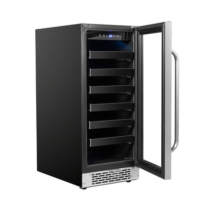 Whynter BWR - 308SB 15″ Built - In 33 Bottle Under - counter Stainless Steel Wine Refrigerator - Whynter - Buy at Wine Coolers Online