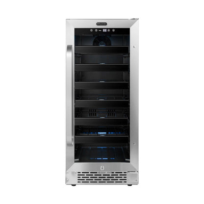 Whynter BWR - 308SB 15″ Built - In 33 Bottle Under - counter Stainless Steel Wine Refrigerator - Whynter - Buy at Wine Coolers Online