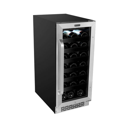 Whynter BWR - 308SB 15″ Built - In 33 Bottle Under - counter Stainless Steel Wine Refrigerator - Whynter - Buy at Wine Coolers Online