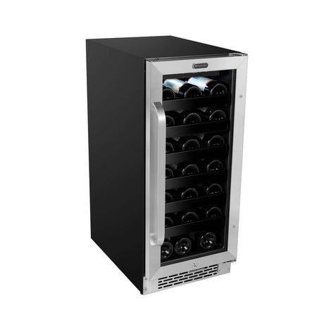 Whynter BWR - 308SB 15″ Built - In 33 Bottle Under - counter Stainless Steel Wine Refrigerator - Whynter - Buy at Wine Coolers Online