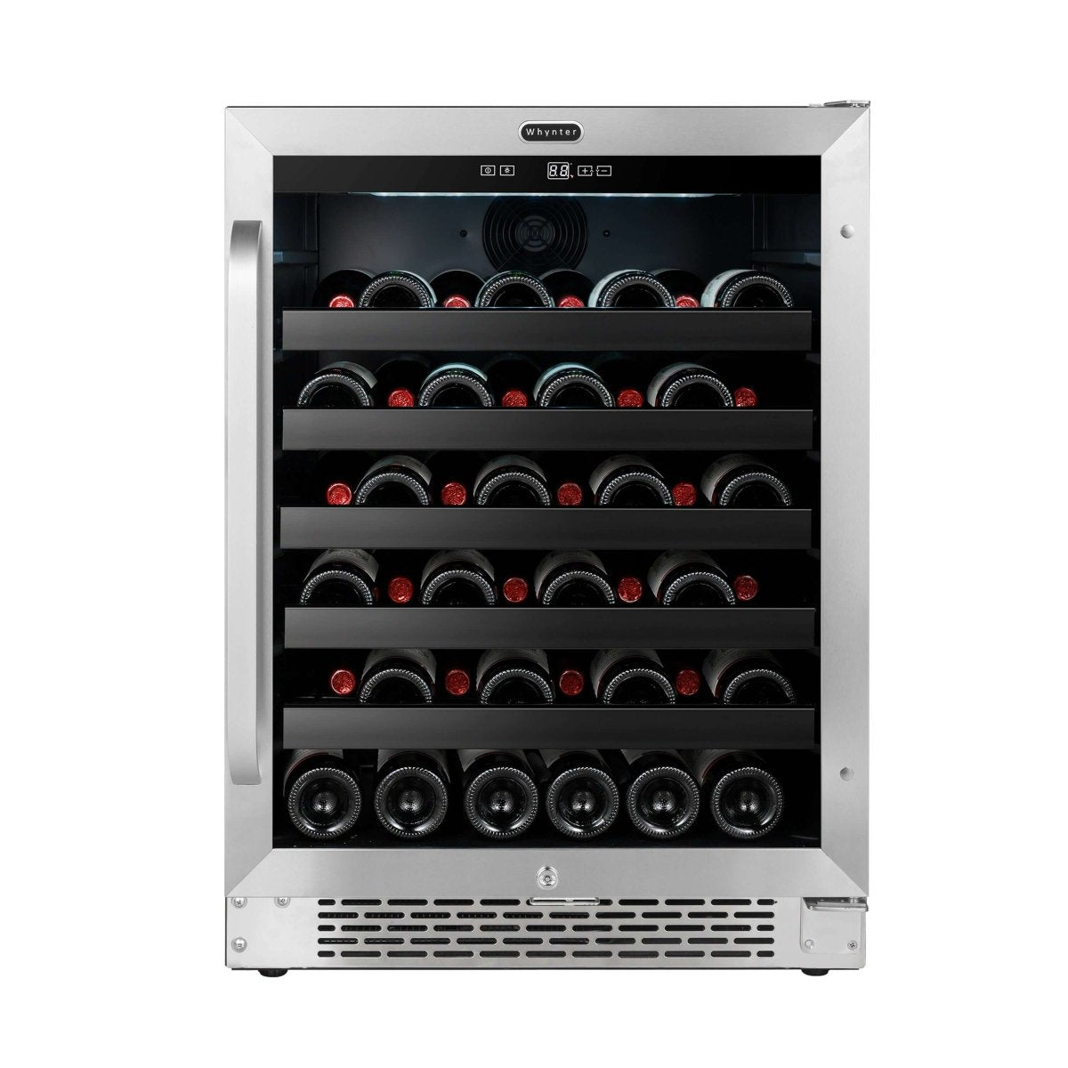 Whynter BWR - 408SB 24″ Built - In 46 Bottle Under - counter Stainless Steel Wine Refrigerator - Whynter - Buy at Wine Coolers Online