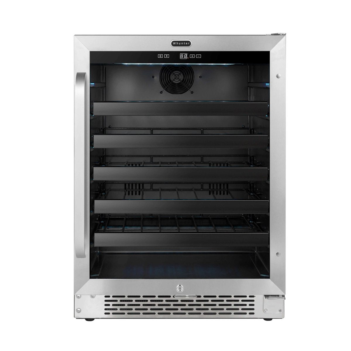 Whynter BWR - 408SB 24″ Built - In 46 Bottle Under - counter Stainless Steel Wine Refrigerator - Whynter - Buy at Wine Coolers Online