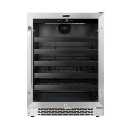 Whynter BWR - 408SB 24″ Built - In 46 Bottle Under - counter Stainless Steel Wine Refrigerator - Whynter - Buy at Wine Coolers Online
