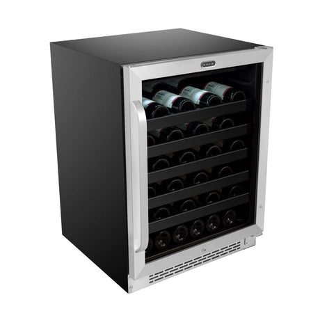 Whynter BWR - 408SB 24″ Built - In 46 Bottle Under - counter Stainless Steel Wine Refrigerator - Whynter - Buy at Wine Coolers Online