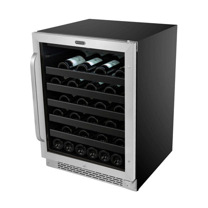 Whynter BWR - 408SB 24″ Built - In 46 Bottle Under - counter Stainless Steel Wine Refrigerator - Whynter - Buy at Wine Coolers Online