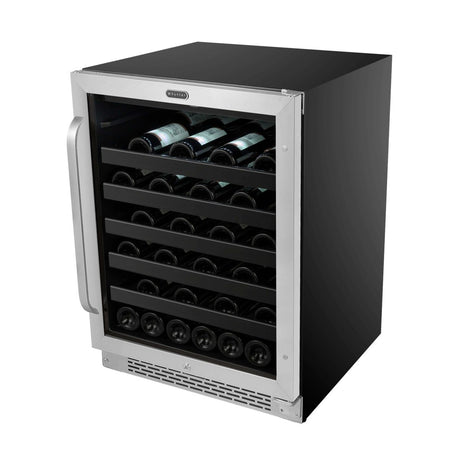 Whynter BWR - 408SB 24″ Built - In 46 Bottle Under - counter Stainless Steel Wine Refrigerator - Whynter - Buy at Wine Coolers Online