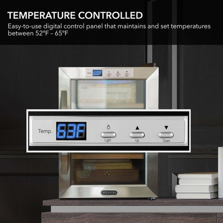 Whynter CHC - 120S 250 - Count 1.2 cu. ft. Electric Cigar Cooler Humidor - Stainless Steel - Whynter - Buy at Wine Coolers Online