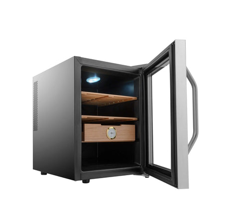 Whynter CHC - 120S 250 - Count 1.2 cu. ft. Electric Cigar Cooler Humidor - Stainless Steel - Whynter - Buy at Wine Coolers Online