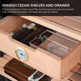 Whynter CHC - 120S 250 - Count 1.2 cu. ft. Electric Cigar Cooler Humidor - Stainless Steel - Whynter - Buy at Wine Coolers Online