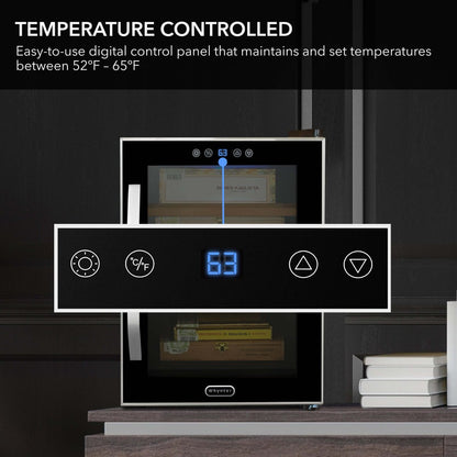 Whynter CHC - 122BD Elite Touch Control 250 - Count 1.2 cu.ft. Electric Cigar Cooler Humidor - Whynter - Buy at Wine Coolers Online