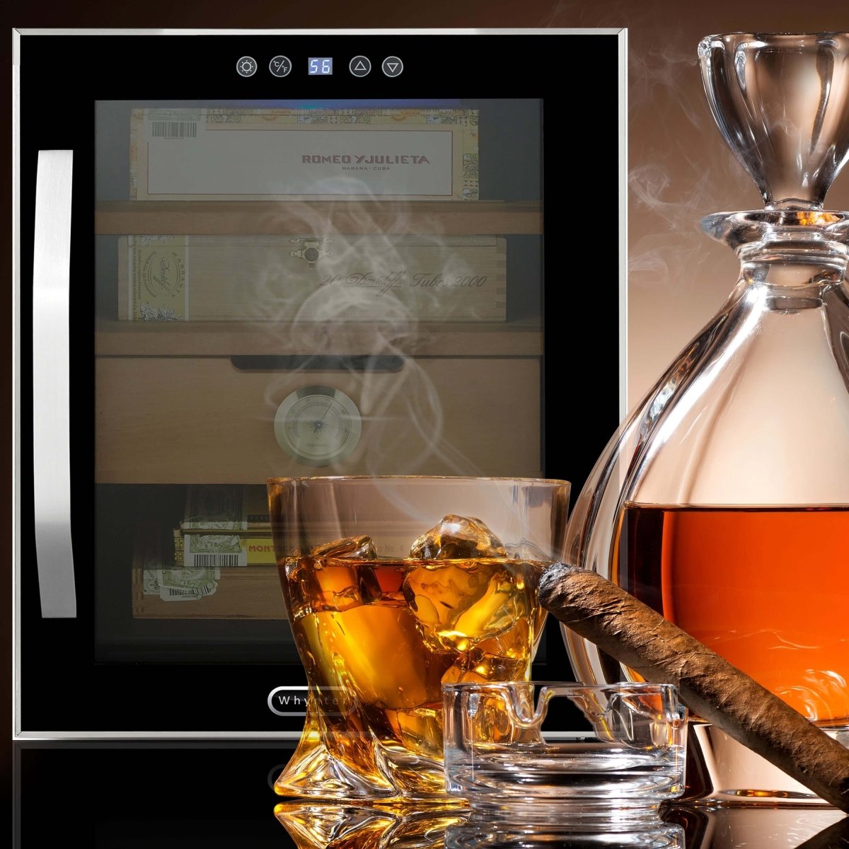 Whynter CHC - 122BD Elite Touch Control 250 - Count 1.2 cu.ft. Electric Cigar Cooler Humidor - Whynter - Buy at Wine Coolers Online