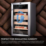 Whynter CHC - 421HC 650 - Count 4.2 cu.ft. Electric Cigar Cabinet Cooler and Humidor - Whynter - Buy at Wine Coolers Online