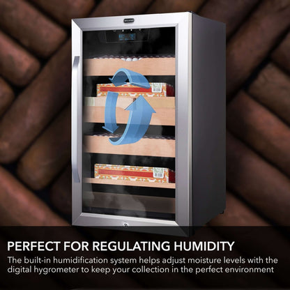 Whynter CHC - 421HC 650 - Count 4.2 cu.ft. Electric Cigar Cabinet Cooler and Humidor - Whynter - Buy at Wine Coolers Online