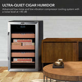 Whynter CHC - 421HC 650 - Count 4.2 cu.ft. Electric Cigar Cabinet Cooler and Humidor - Whynter - Buy at Wine Coolers Online