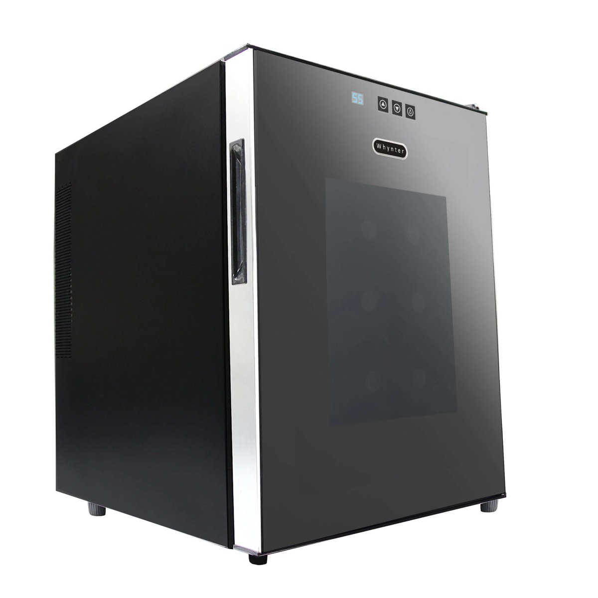 Whynter WC - 201TD 20 Bottle Freestanding Thermoelectric Wine Cooler with Mirror Glass Door - Whynter - Buy at Wine Coolers Online