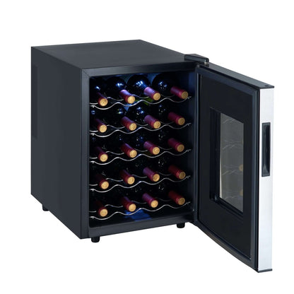 Whynter WC - 201TD 20 Bottle Freestanding Thermoelectric Wine Cooler with Mirror Glass Door - Whynter - Buy at Wine Coolers Online